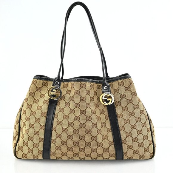 Auth Gucci Twins Heart Gg Tote Bag #47316G21B - Picture 2 of 12